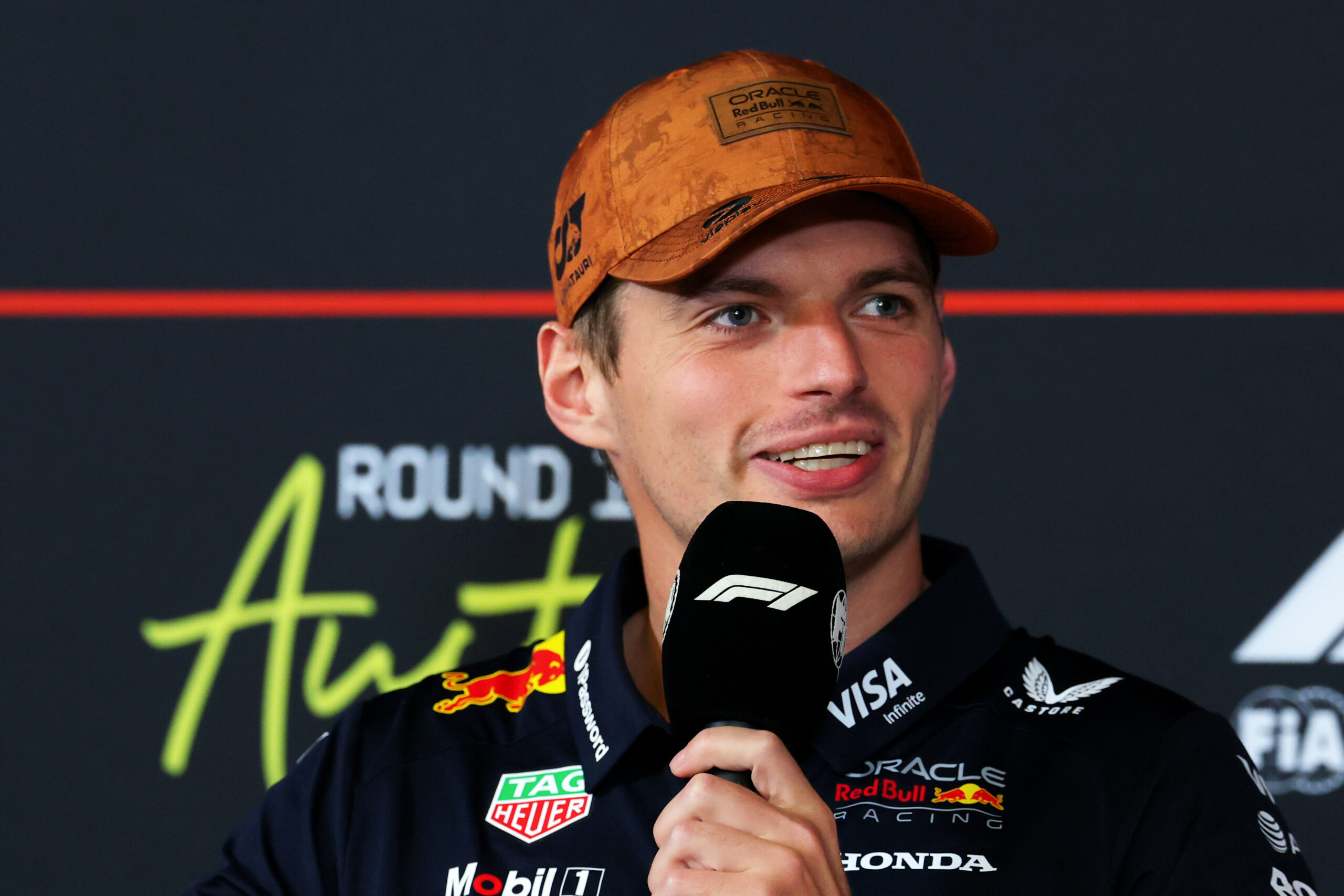 Red Bull driver Max Verstappen during Media Day at the 2025 US GP in COTA.