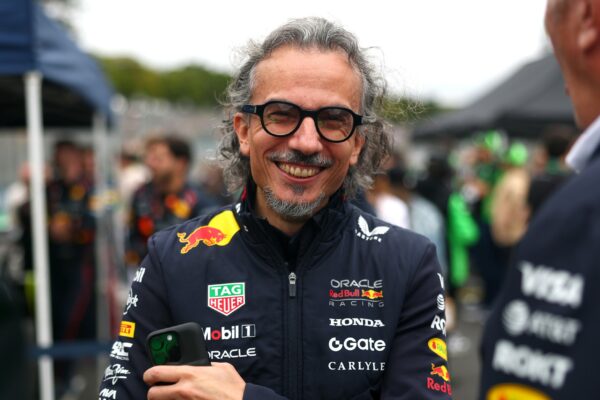 Laurent Mekies, Red Bull Racing's Team Principal at the F1 São Paulo GP, after Max Verstappen's incredible pitlane-to-P3 drive