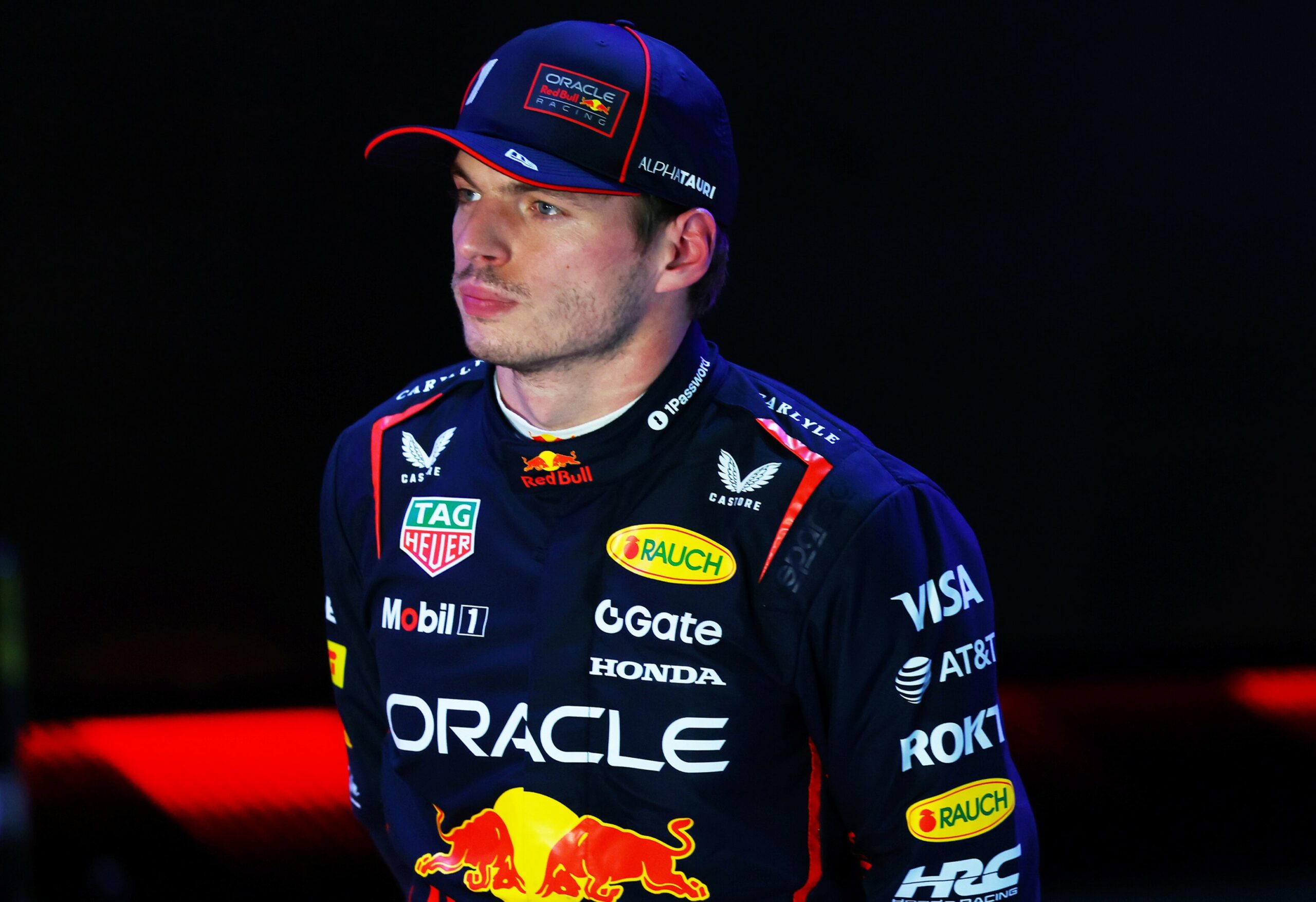 Max Verstappen after the F1 Qatar GP Qualifying session, before sharing his reply to Lando Norris' "nonsense" comment amid the Drivers' Championship title fight.