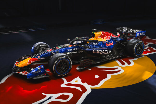 Red Bull Racing and Racing Bulls collaborated with Ford Racing for their F1 livery reveal in Detroit, Michigan on January 15, 2026.