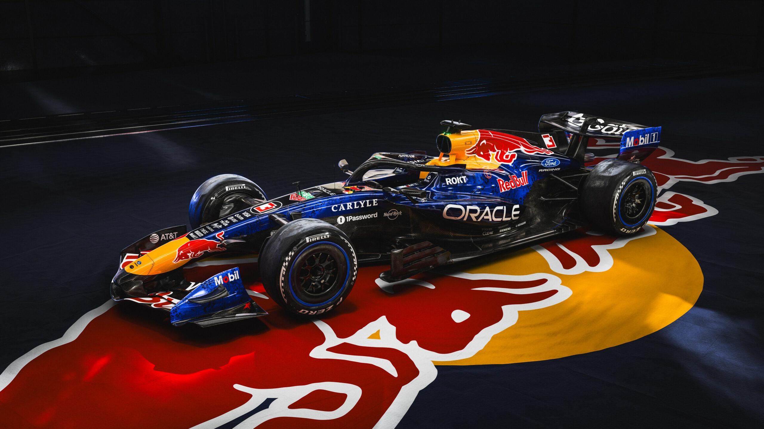 Red Bull Racing and Racing Bulls collaborated with Ford Racing for their F1 livery reveal in Detroit, Michigan on January 15, 2026.