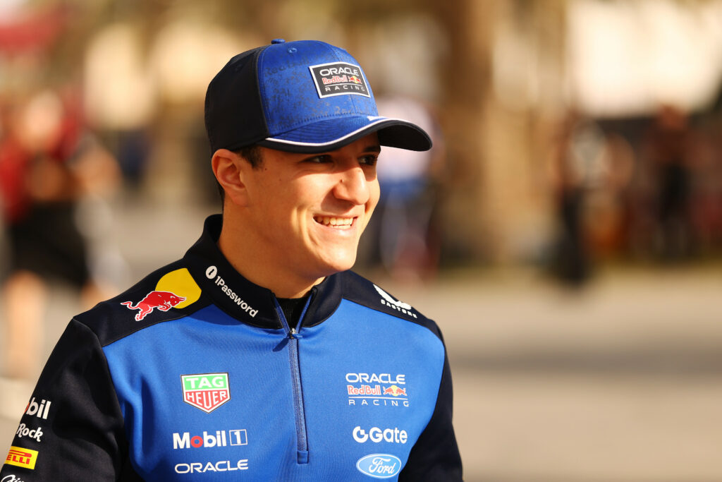 Isack Hadjar (Red Bull) at Bahrain International Circuit for F1 2026 Pre-Season Testing.