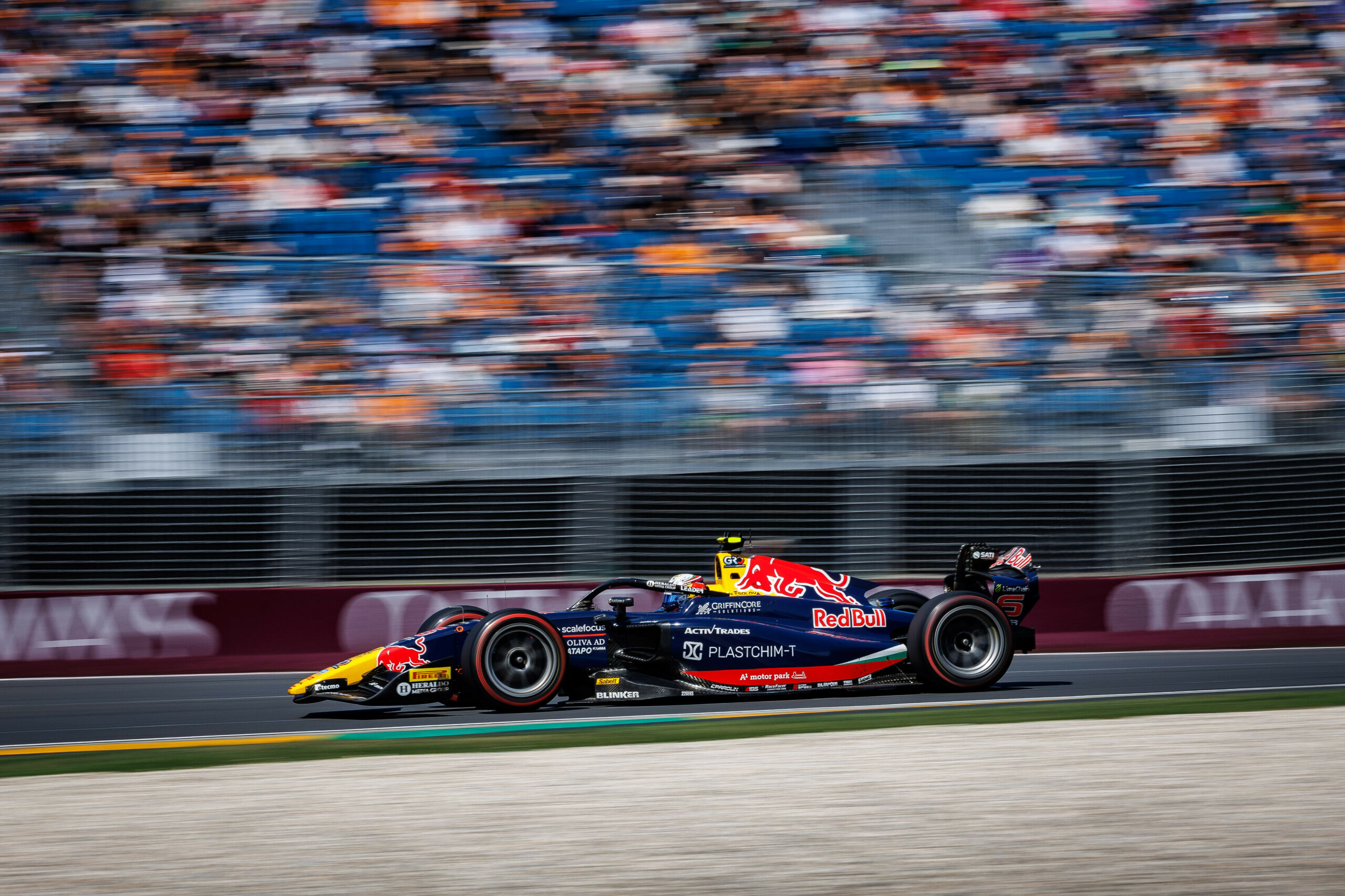 Campos Racing's Nikola Tsolov during the 2026 F2 Australian GP Feature Race.