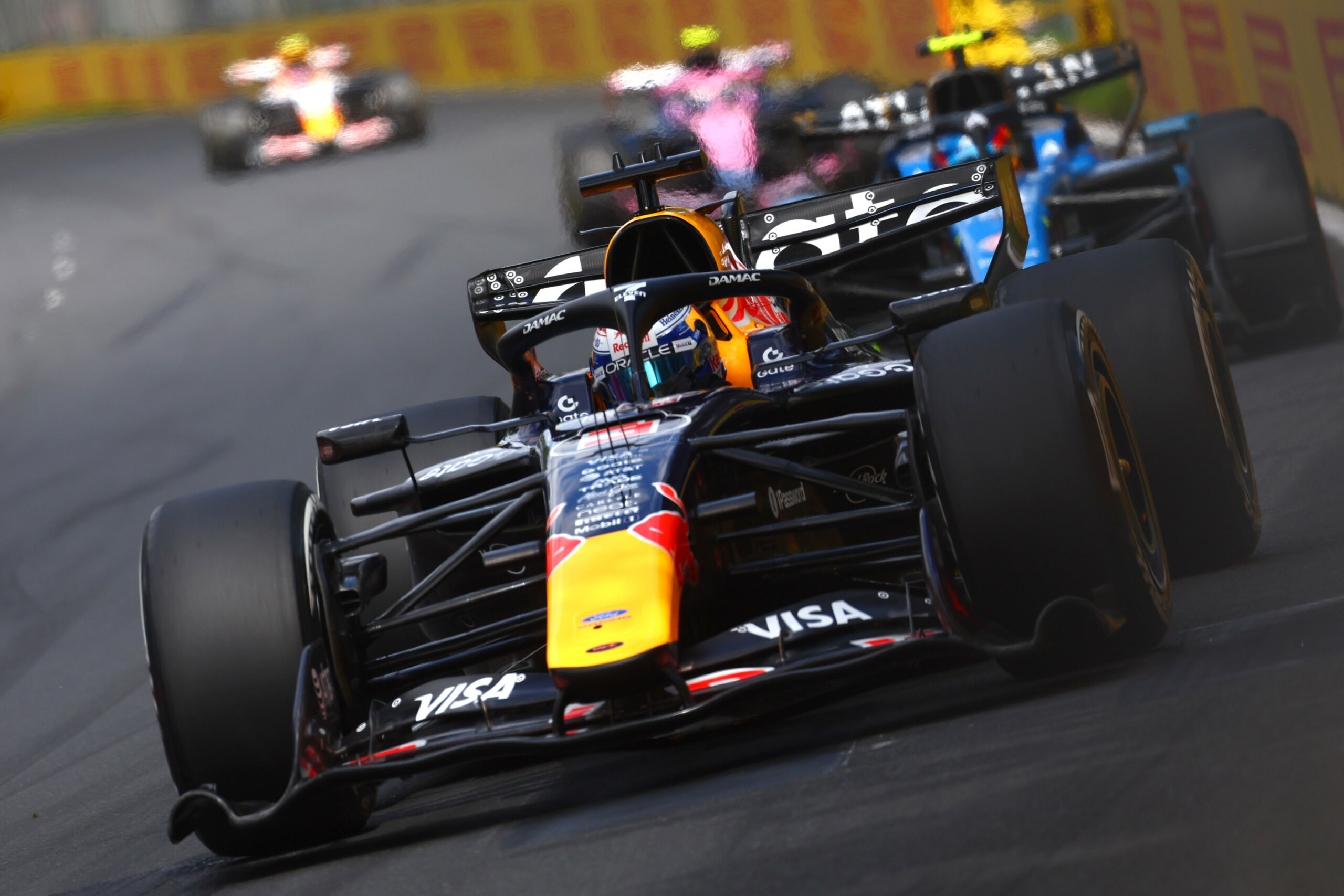 Max Verstappen racing to P6 in 2026 F1 Australian GP
