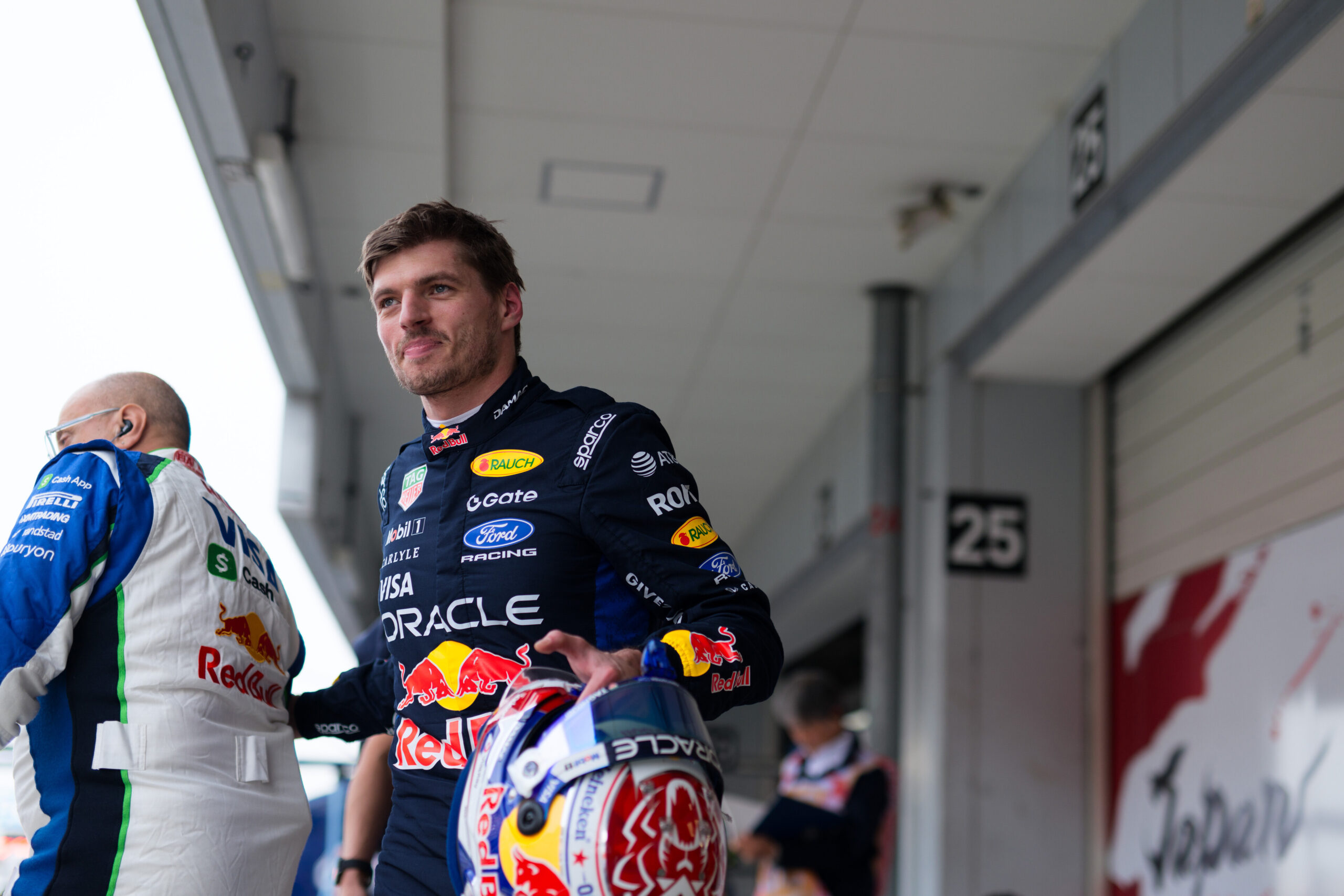 Red Bull Racing's Max Verstappen during Qualifying at the 2026 F1 Japanese GP.