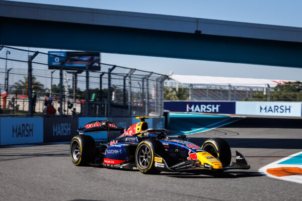 Campos Racing's Nikola Tsolov during the 2026 F2 Miami GP.