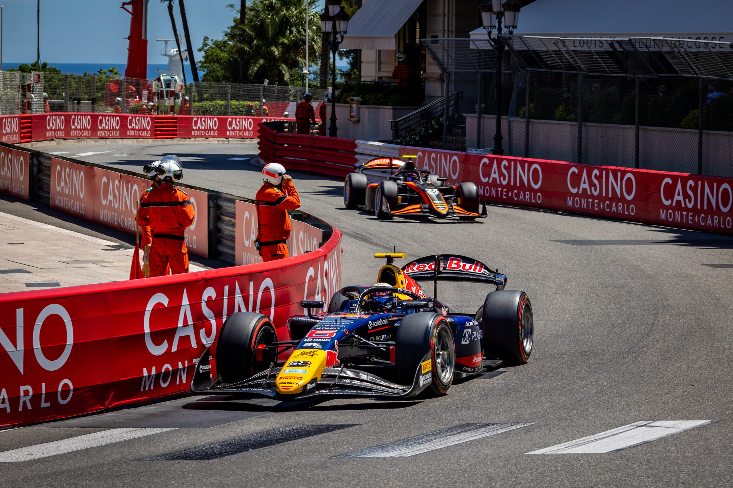 Campos Racing's Nikola Tsolov during the 2026 F2 Monaco GP Feature Race.