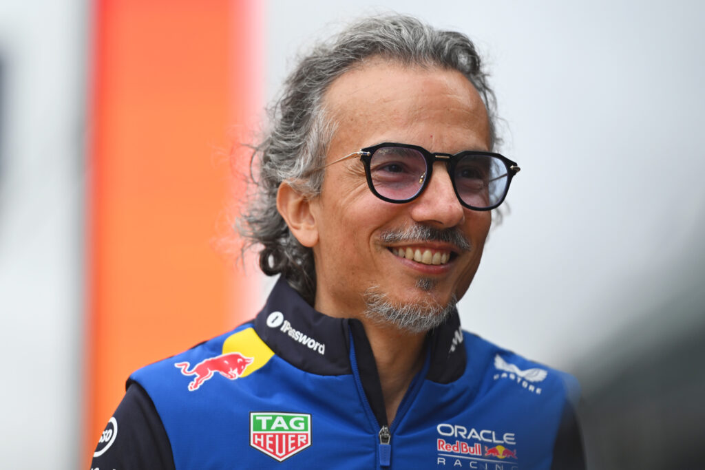 Red Bull's Team Principal Laurent Mekies during the 2026 F1 British GP.