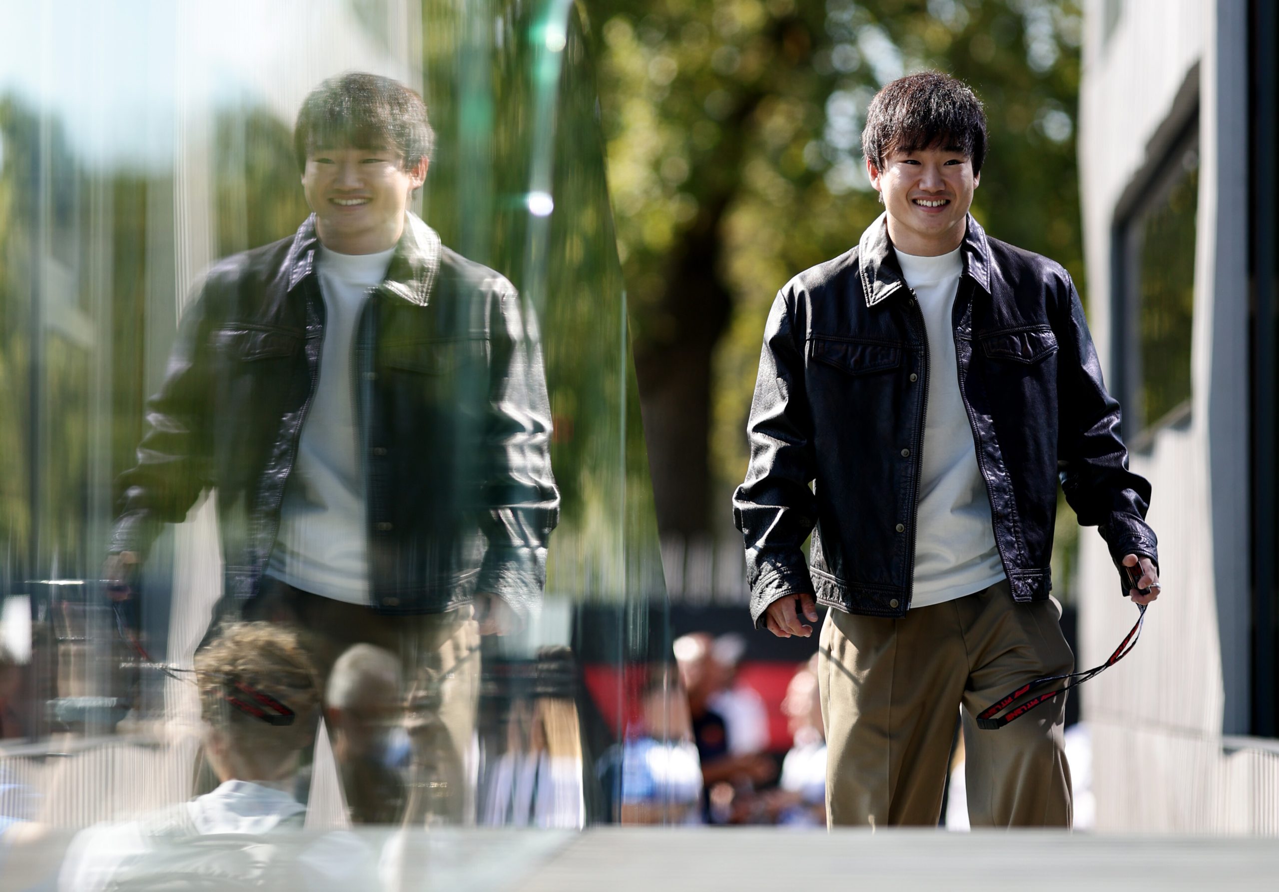 Racing Bulls' Yuki Tsunoda on Thursday at the 2026 F1 Italian GP.