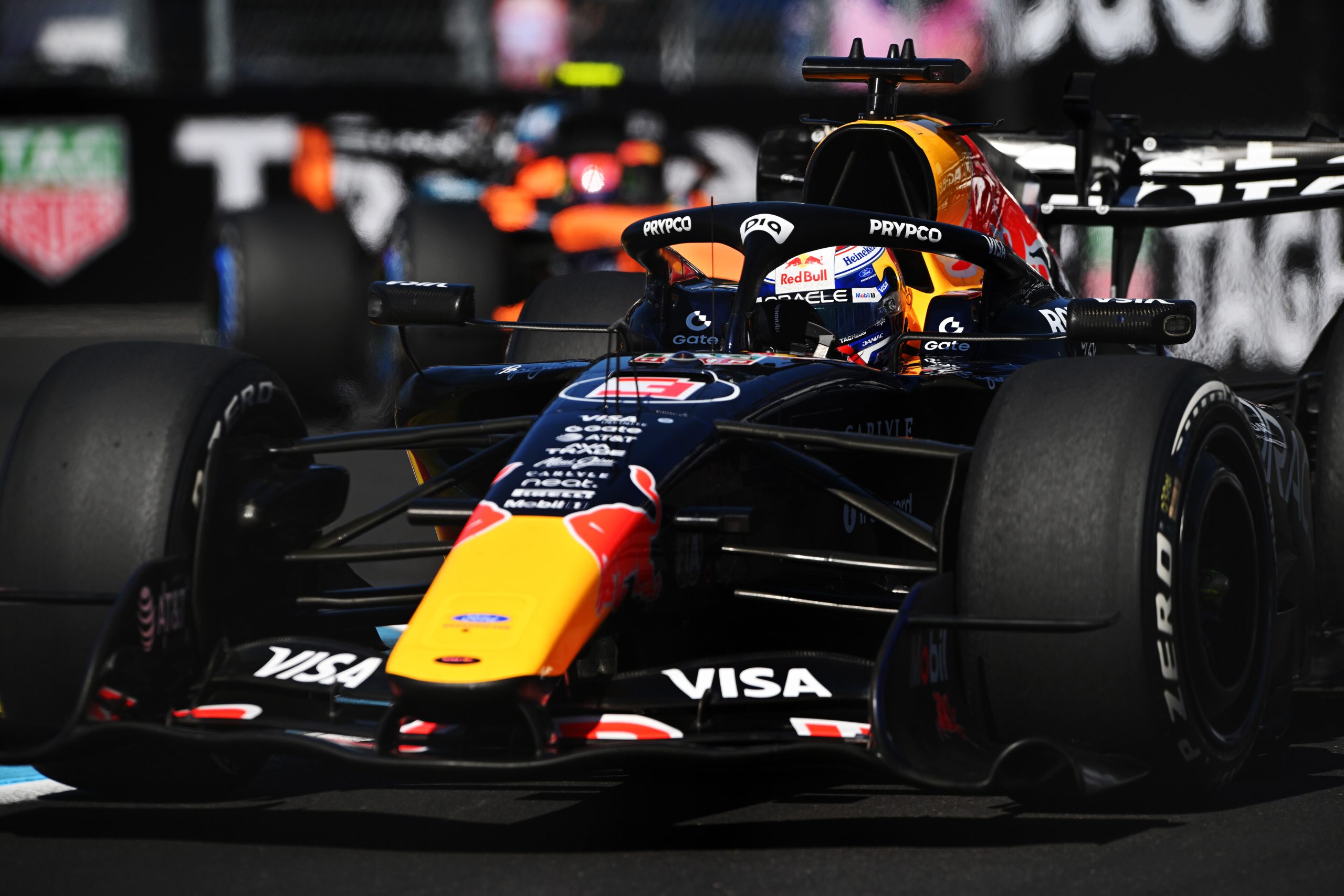 Max Verstappen driving for Red Bull Racing at the 2026 F1 Spanish GP, Madrid.