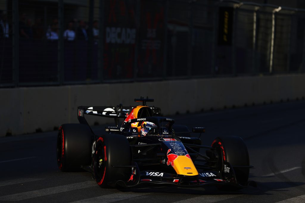 Red Bull's Max Verstappen will start 8th after qualifying for the 2026 F1 Azerbaijan GP.
