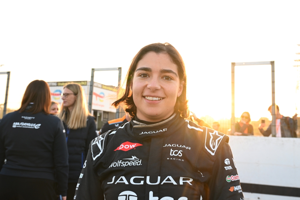 Exclusive: Chadwick reflects on “just scratching the surface” during Formula E rookie test in Berlin MADRID, SPAIN - NOVEMBER 08: Jamie Chadwick of Great Britain and Jaguar TCS Racing smiles as she stands on the grid during day four of Formula E Pre-Season Testing at Circuito del Jarama on November 08, 2024 in Madrid, Spain.