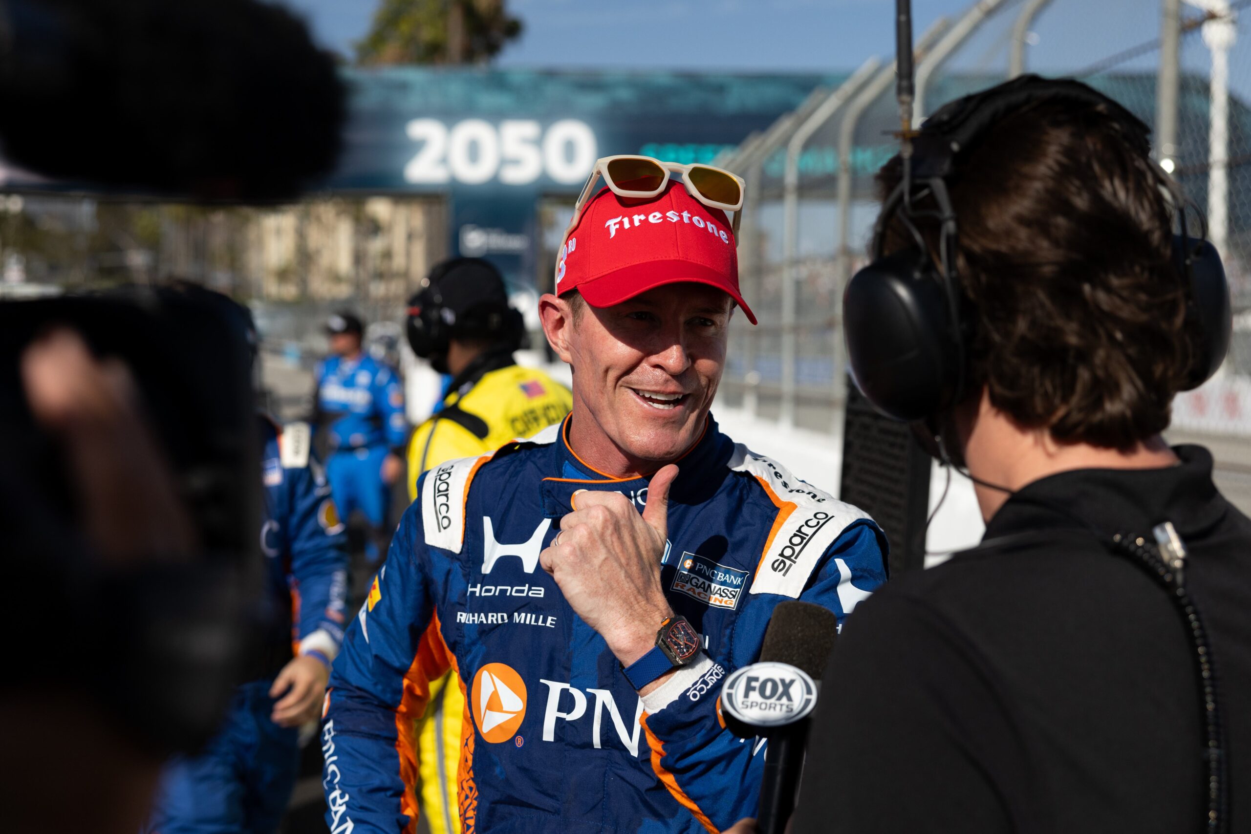 Scott Dixon after his third place finish at the 2026 Long Beach Grand Prix