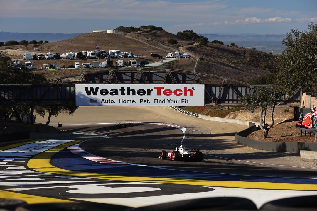 McLaughlin wins the IndyCar season finale at Laguna Seca from pole as Hauger seals Rookie of the Year despite early retirement.