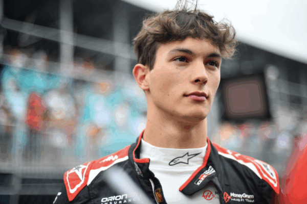 Haas driver Ollie Bearman at the Miami GP