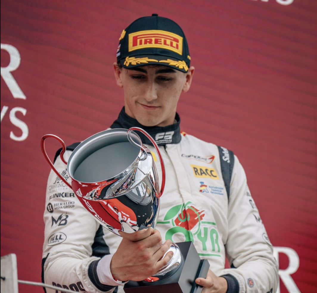 Mari Boya wins the F3 British GP Feature Race