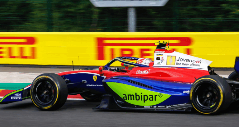 Trident's team manager Giacomo Ricci was impressed with the result at the F3 Belgian GP, launching them back into P1 in the Teams' Standings.