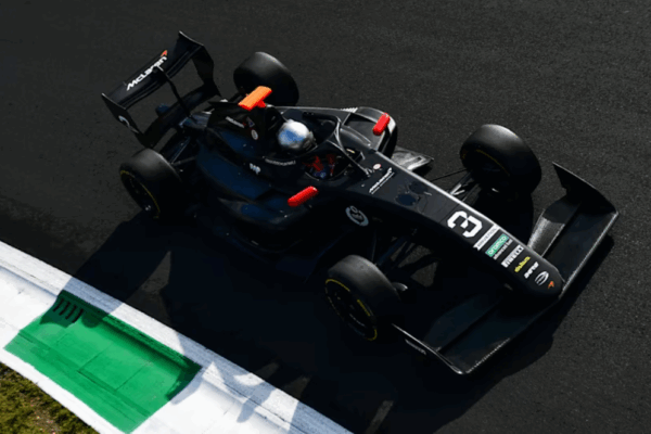 Ugochukwu set his goals on pole after leading the FP session at the F3 Italian GP Prema Racing's Ugo Ugochukwu around the track during the F3 Italian GP FP session, claiming pole