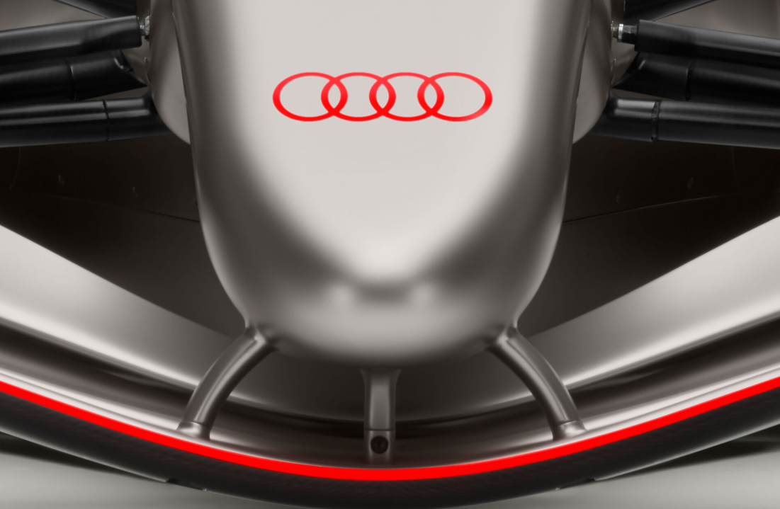 Audi F1 team's first outing in Barcelona with the R26 project car ahead of 2026 F1 season.