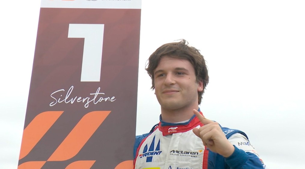 Matteo De Palo claimed victory in the 2026 FIA F3 Feature Race at Silverstone during the British Grand Prix weekend.
