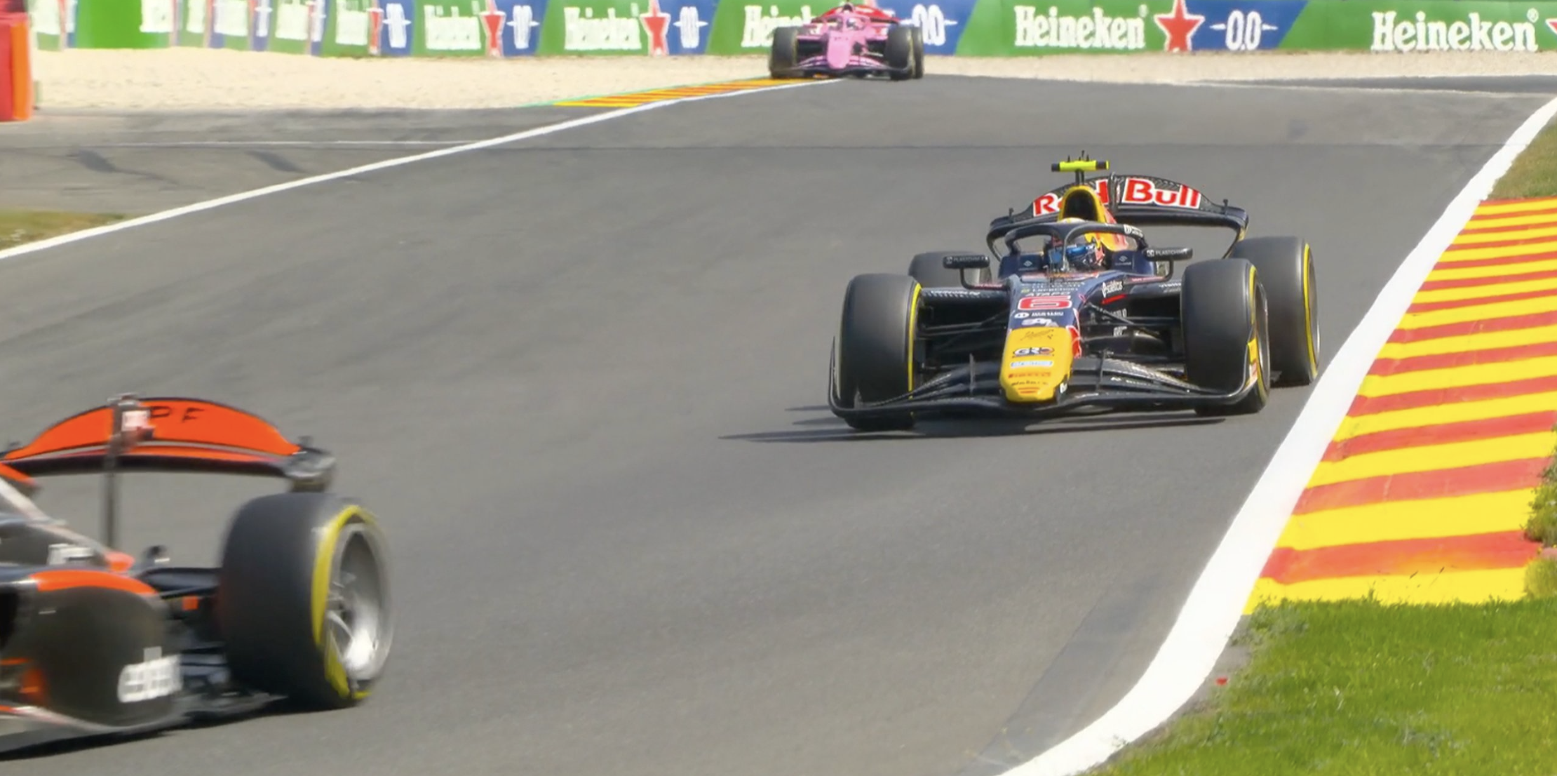 Tsolov topped a red-flagged Free Practice at the Belgian GP as Round 8 of the F2 season began, before Varrone crashed hard into Turn 14.