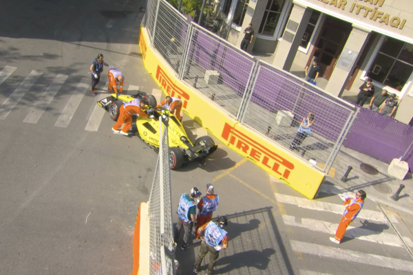 2026 F2 Azerbaijan GP | Free Practice results Maini tops F2 Free Practice in Baku from Dunne and Tsolov after a late lap puts ART Grand Prix fastest at the chequered flag.