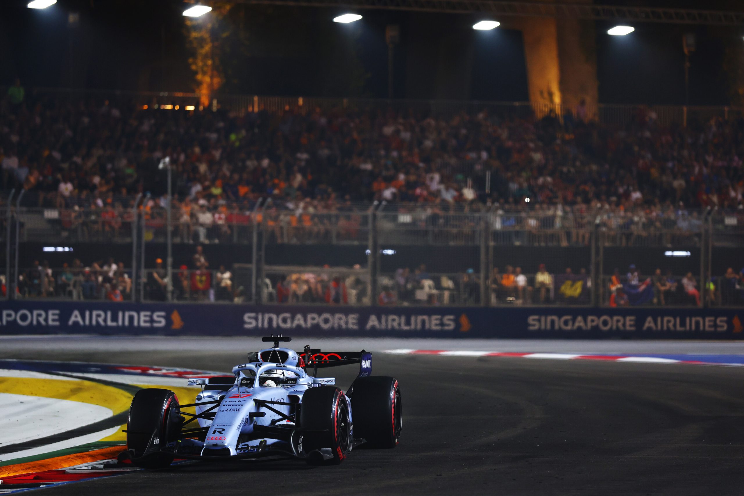 Hülkenberg on track for Audi and Allan McNish at the 2026 F1 Singapore GP