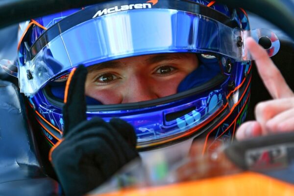F2 championship leader Alex Dunne extended his lead at the top by two points as he took pole position for Sunday's Feature race at the Monaco GP.