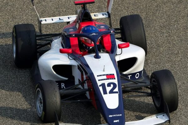 Larsen feeling positive after adapting quickly to F1 Academy day 1 testing pace in Bahrain Alba Larsen on track during the F1 Academy Bahrain test