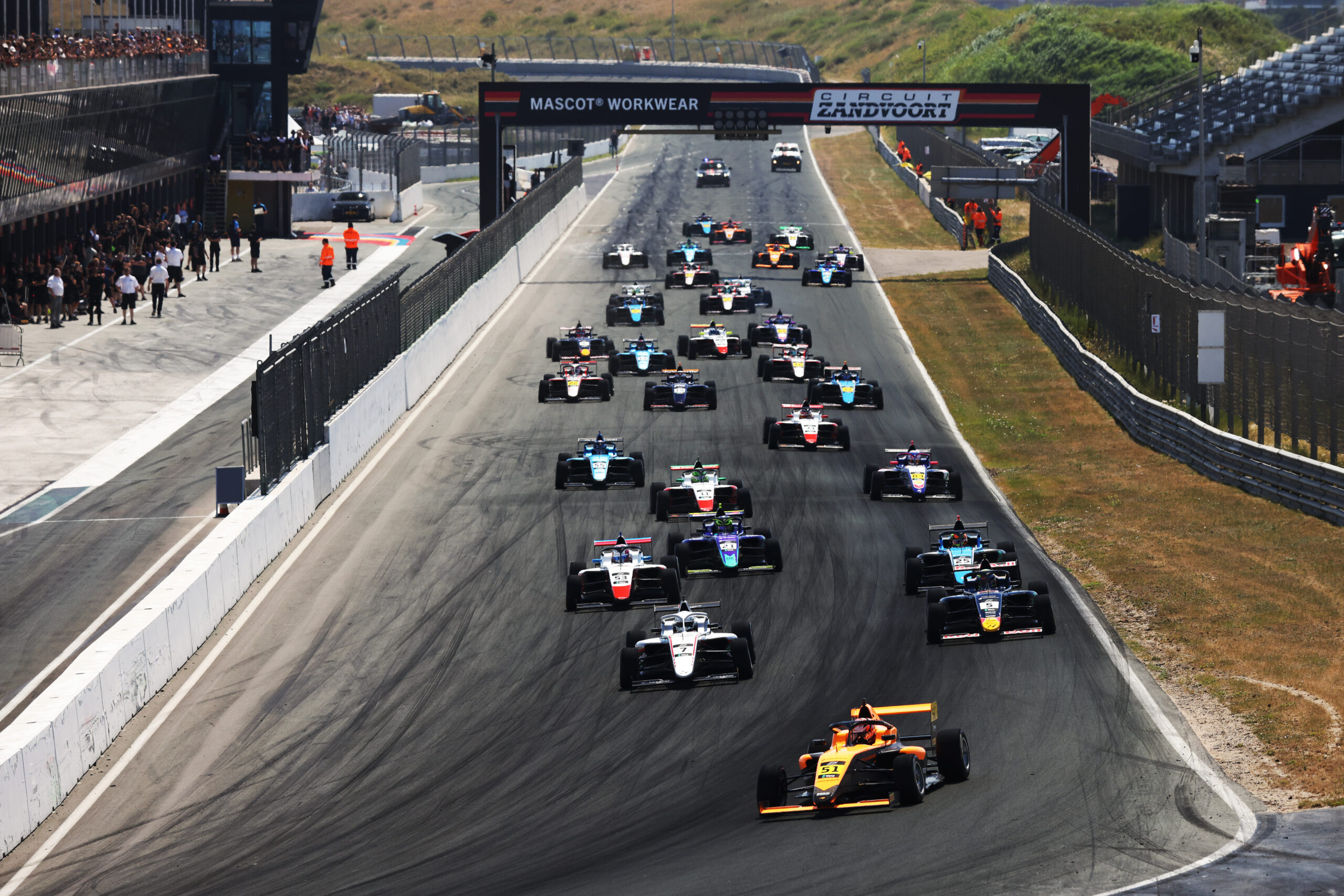 Dries Van Langendonck leads British F4 at halfway after five dramatic rounds, eight winners and major swings in the championships.