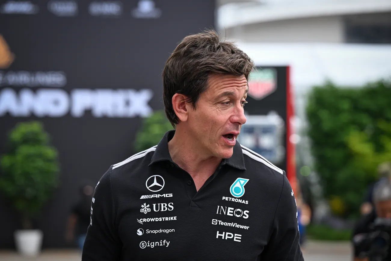 Once more in F1 2026, Toto Wolff faced questions about George Russell’s Mercedes struggles as he only finished P8 in the United States GP.