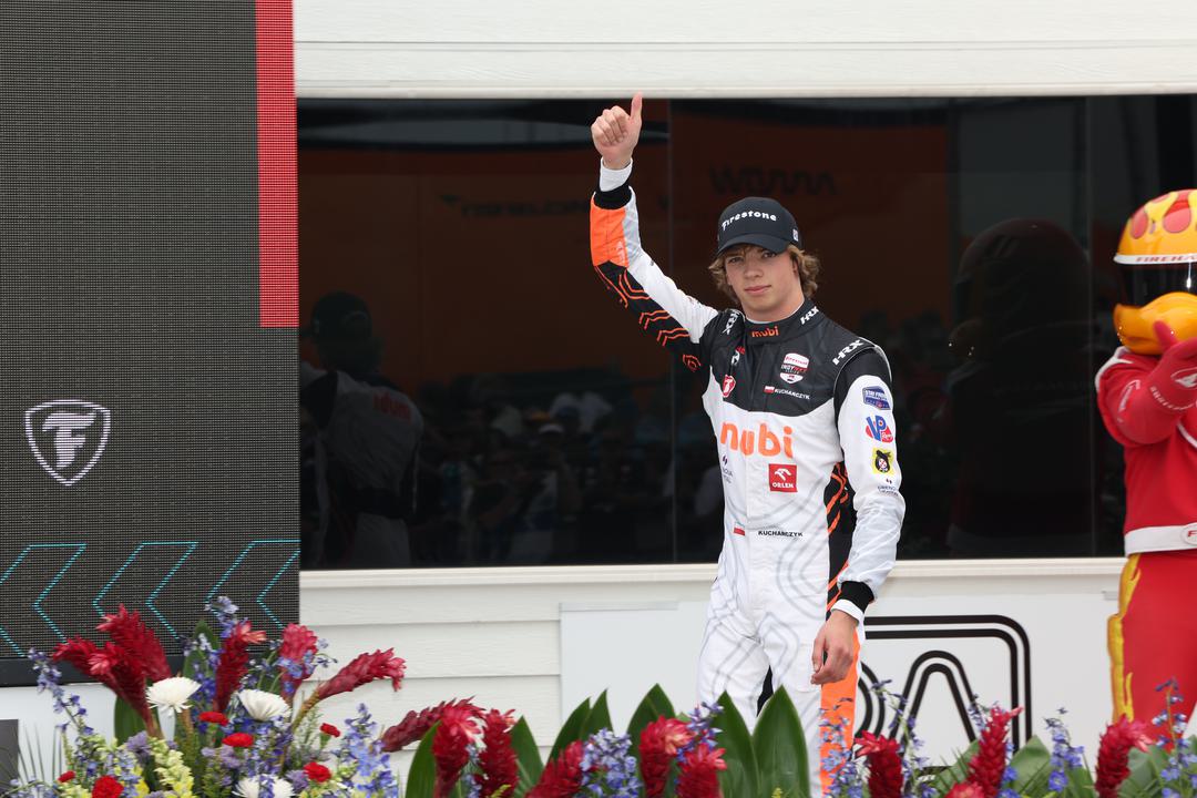 Last Sunday marked the 10th round of the 2026 Indy NXT season, and Tymek Kucharczyk has finished in the top 10 at each race so far.