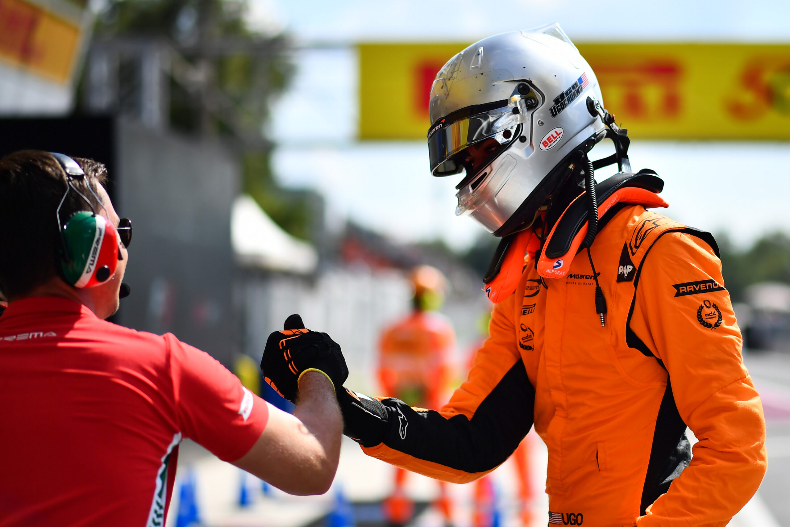 Ugo Ugochukwu’s iconic silver helmet design in F3