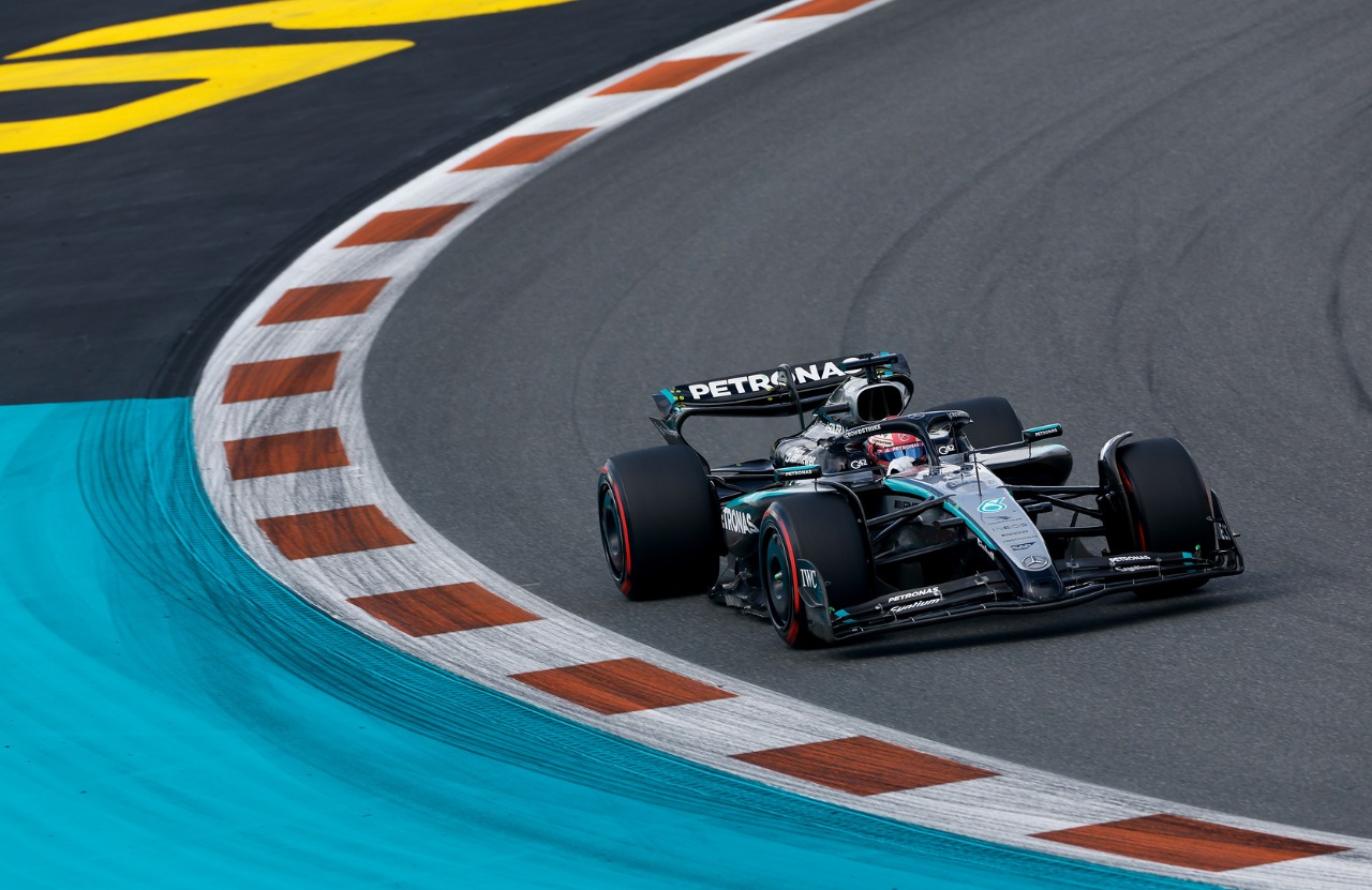 George Russell Mercedes F1 Miami
