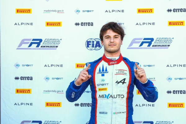 De Palo on pole, Round 7, 2025 FRECA, Qualifying 1, Spielberg