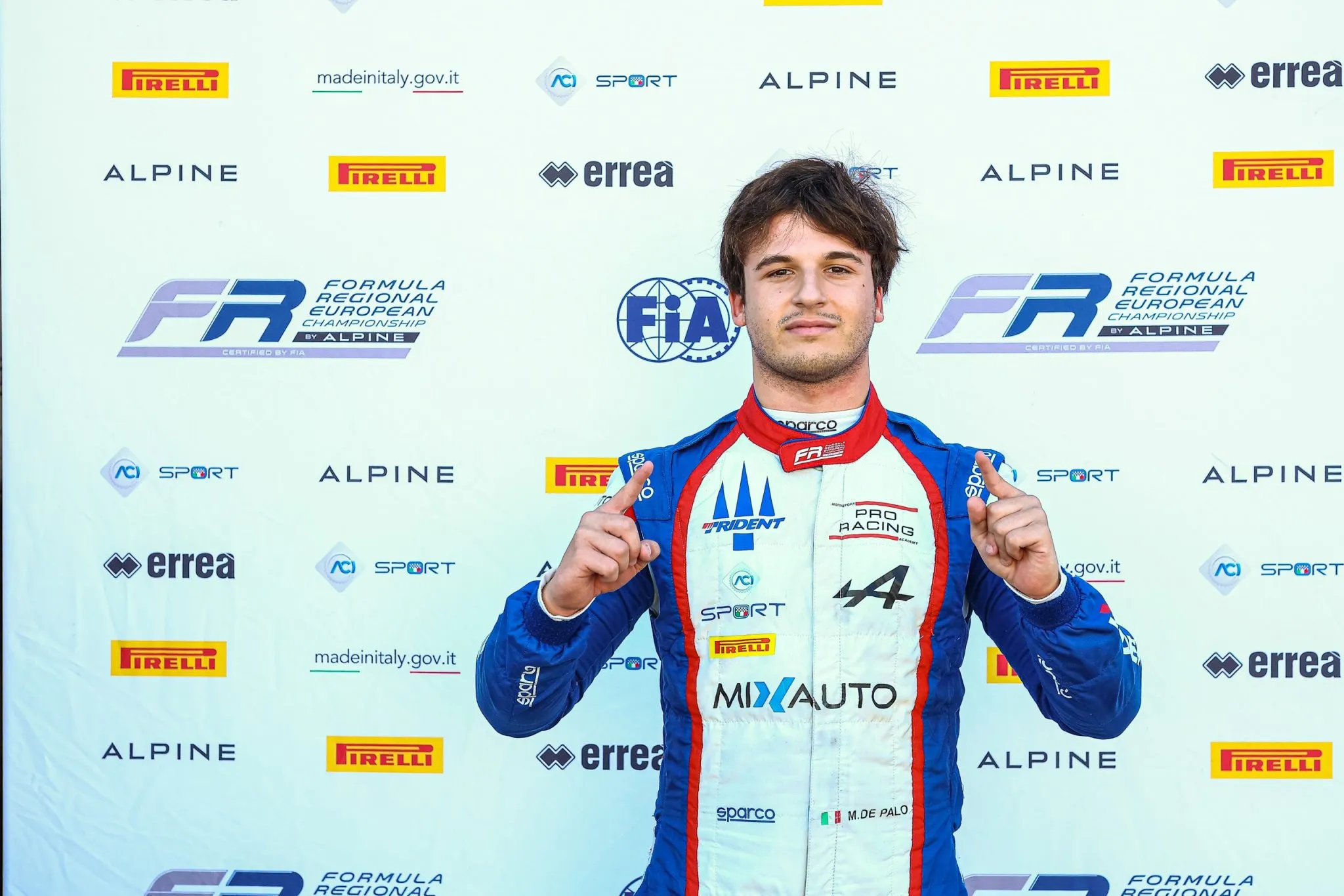 De Palo on pole, Round 7, 2025 FRECA, Qualifying 1, Spielberg