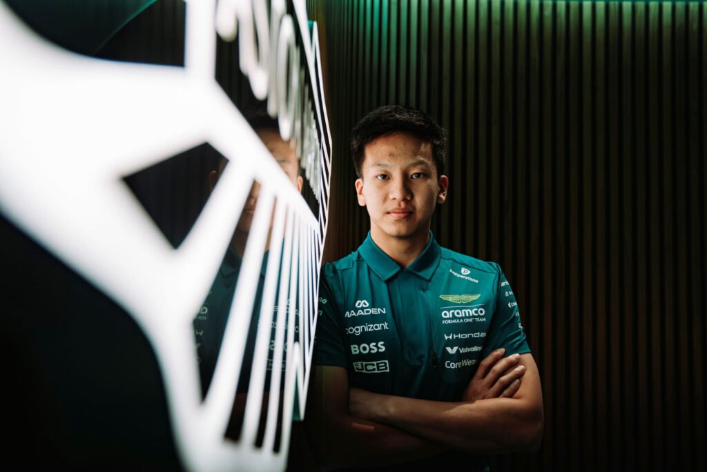 Aston Martin Aramco signs rising Chinese talent Zhenrui Chi to its Driver Academy, marking a major step in his motorsport journey.