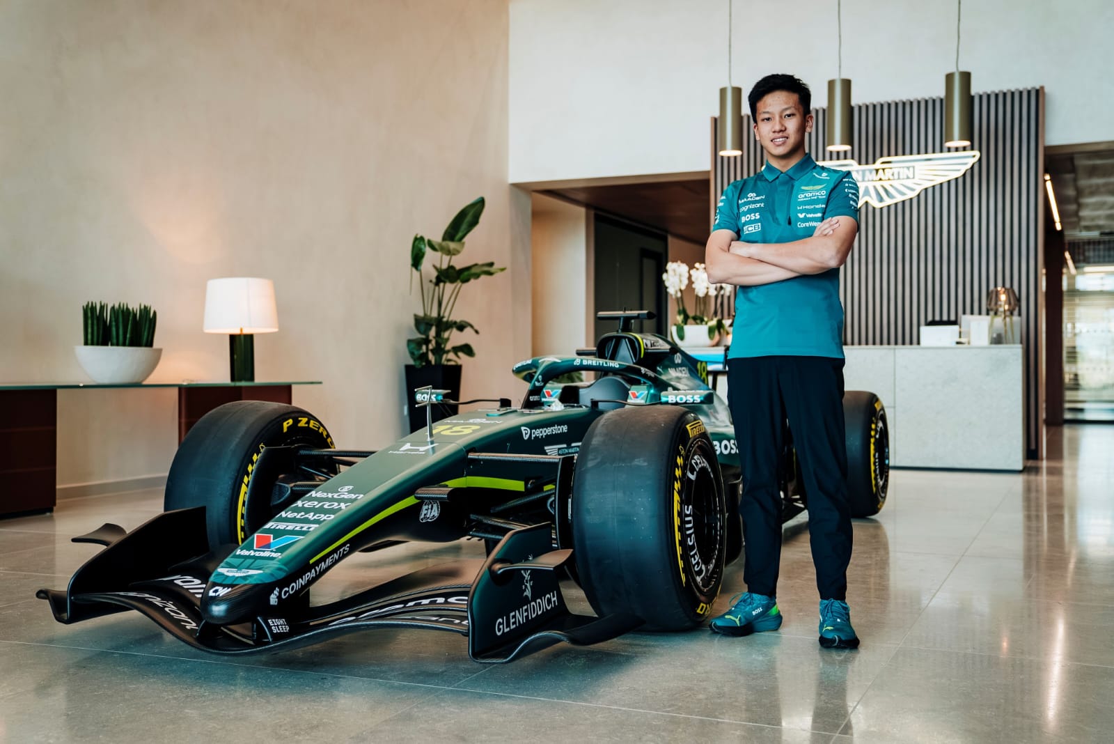 Aston Martin Aramco signs rising Chinese talent Zhenrui Chi to its Driver Academy, marking a major step in his motorsport journey.