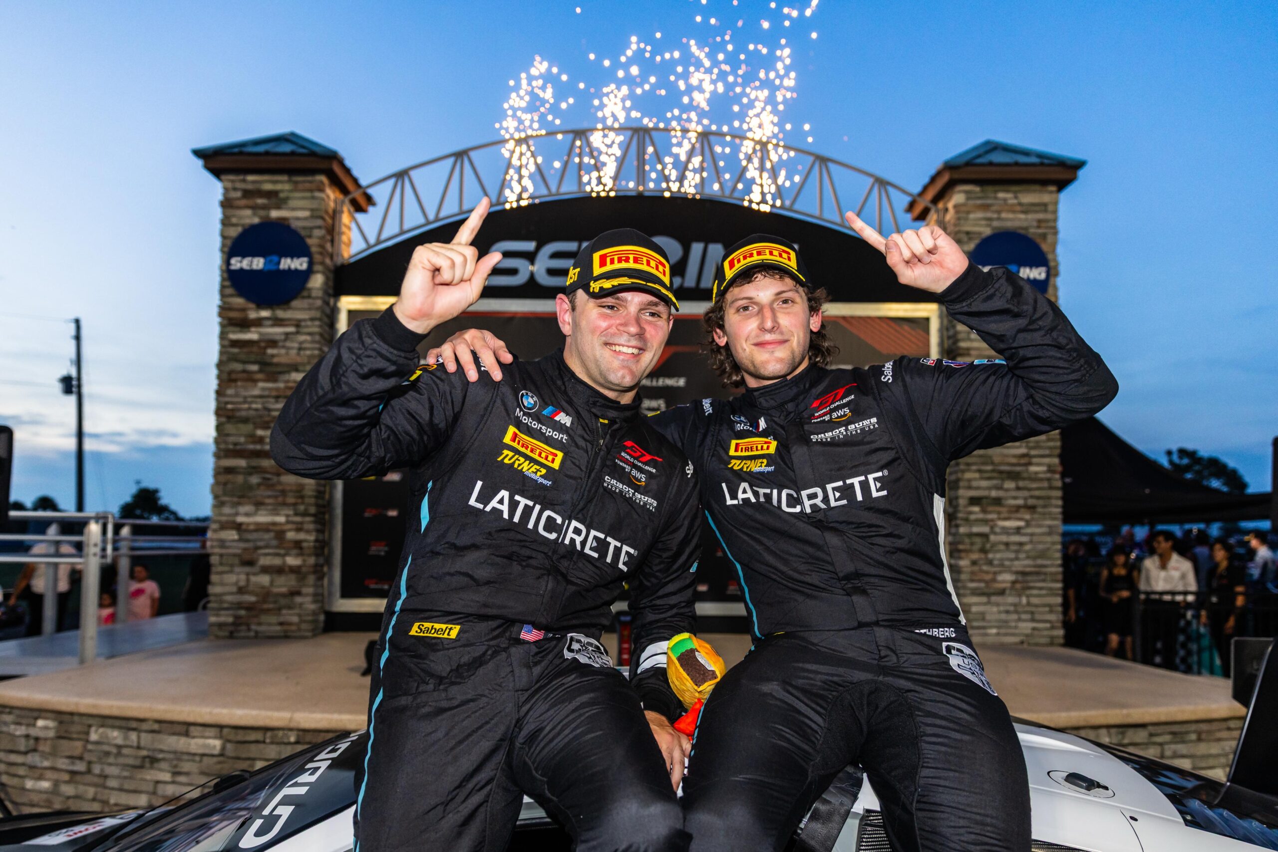 Turner Motorsport wins at 2026 GTWC America Sebring after late JMF heartbreak, as GMG Racing takes Pro-Am and AF Corse USA triumphs in the Am class.