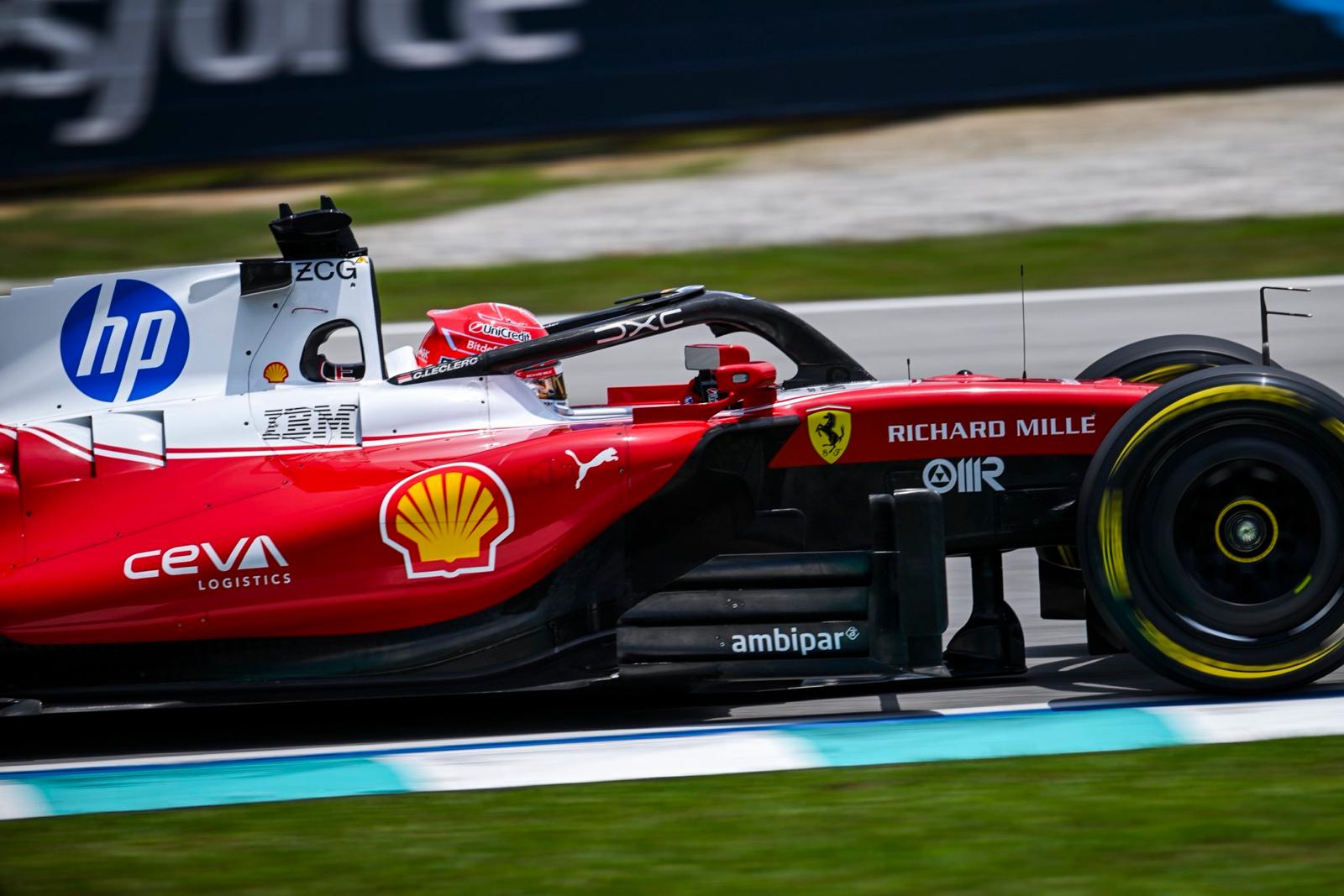 charles leclerc for Ferrari on Saturday at the 2026 F1 Malaysia round