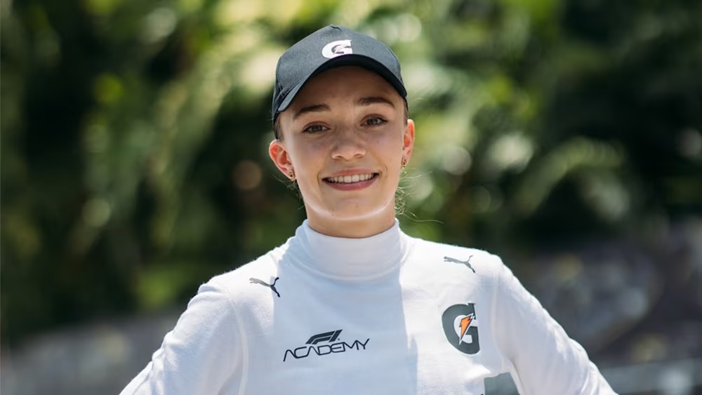 F1 Academy Gatorade driver Lisa Billard