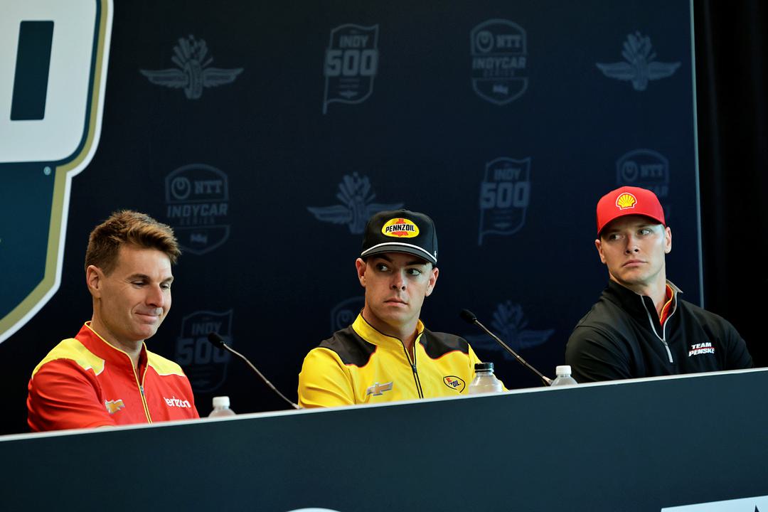 Will Power, Scott McLaughlin and Josef Newgarden - Indianapolis 500 Team Penske