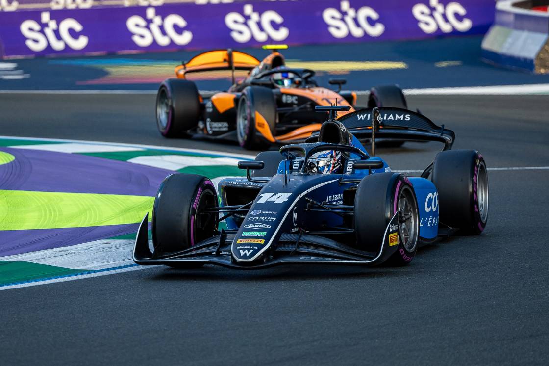 Victor Martins (FRA) ART Grand Prix. 18.04.2025. FIA Formula 2 Championship, Rd 3, Jeddah, Saudi Arabia, Friday.