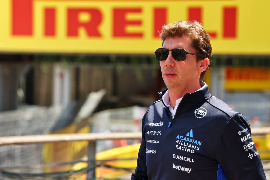 Atlassian Williams Racing's Team Principal James Vowles during F1 Monaco GP several months back ahead of F1 British GP.