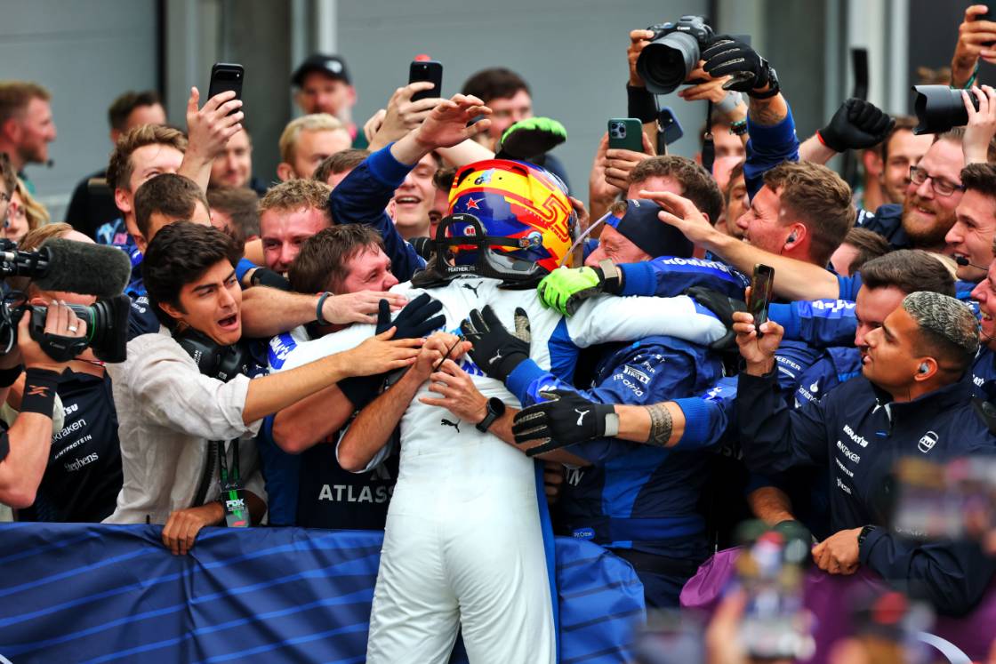 Carlos Sainz's Azerbaijan GP saw him claim his first podium with Williams in P3 after qualifying P2 on Saturday.