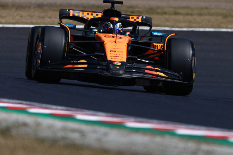 McLaren Driver Oscar Piastri during Qualifying for F1 Japanese GP