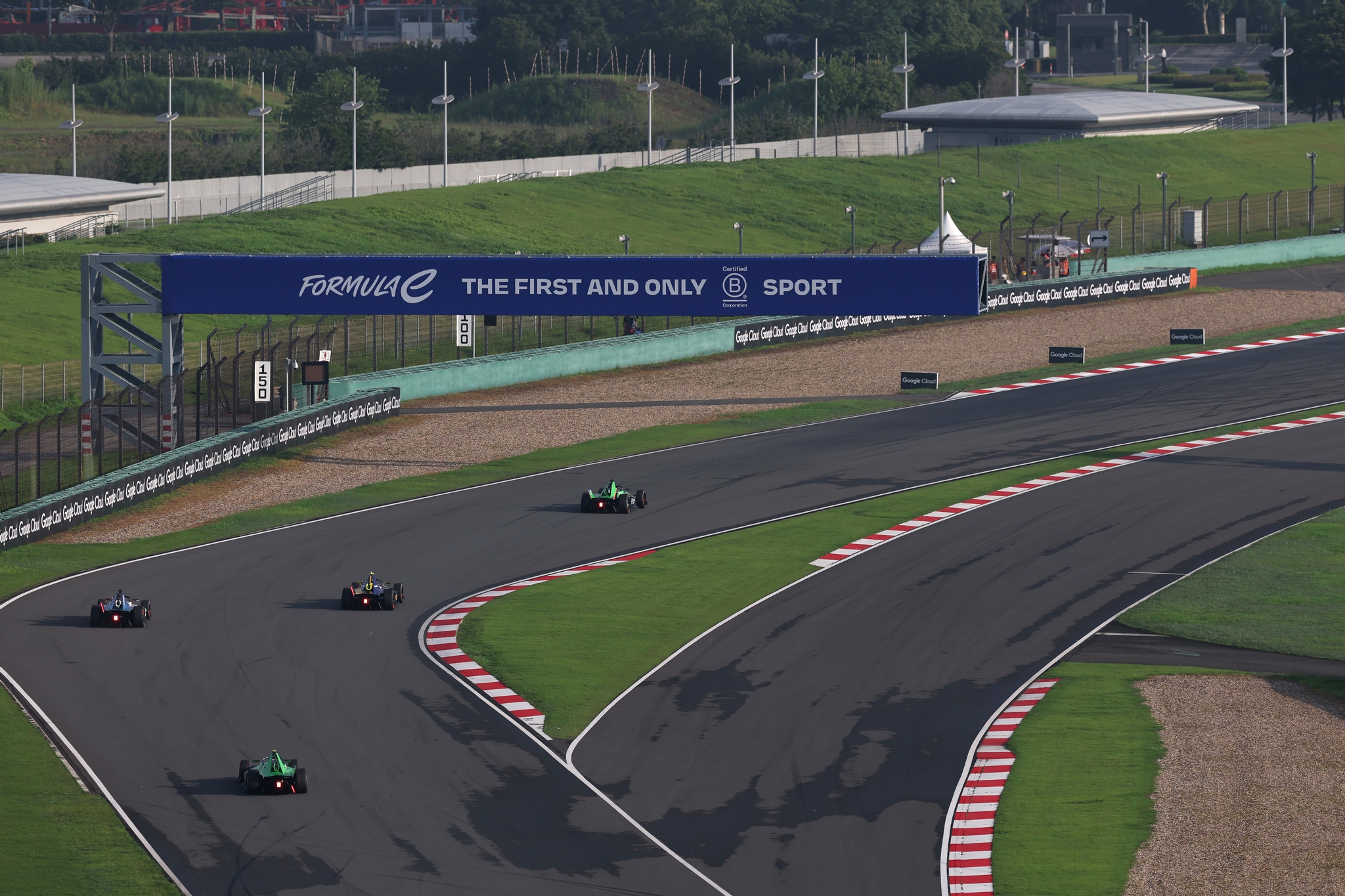 Pascal Wehrlein wins wet Formula E race from pole, beating António Félix da Costa and Jake Dennis after heavy rain and Safety Car.