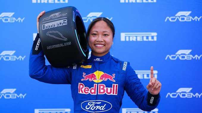 Chloe Chambers currently competing in the 2025 F1 Academy Championship
