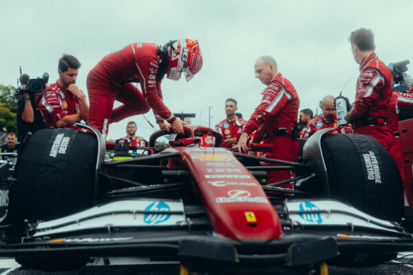 Charles Leclerc's F1 São Paulo GP ended in devastating fashion on lap 5 following a collision at turn 1.
