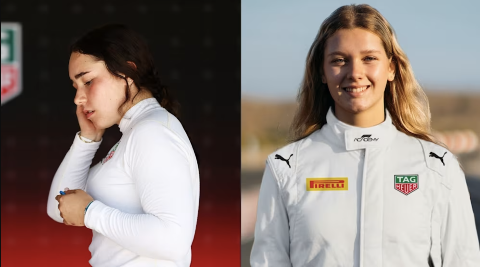 Anagnostiadis and Robertson F1 Academy Las Vegas